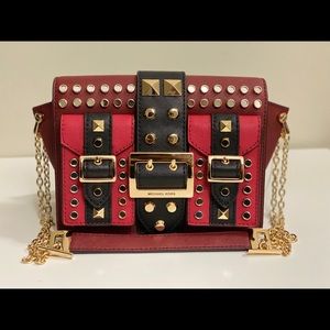 *Sold*   Michael Kors Hayden studded messenger bag